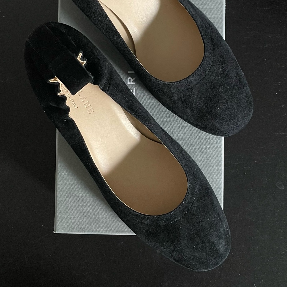 Everlane suede heels